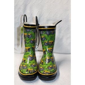 Western Chief Kids Tractor Ride Black Boots Size 11/12 (NWT)